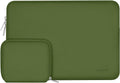 MOSISO Laptop Case 13.3 inch, 13-13.3 inch Laptop Sleeve Bag Compatible with MacBook Air/Pro 13/Pro 14 M5 M4 M3 M2 M1, HP Dell ASUS Lenovo, Neoprene Computer Sleeve Bag with Small Case, Army Green