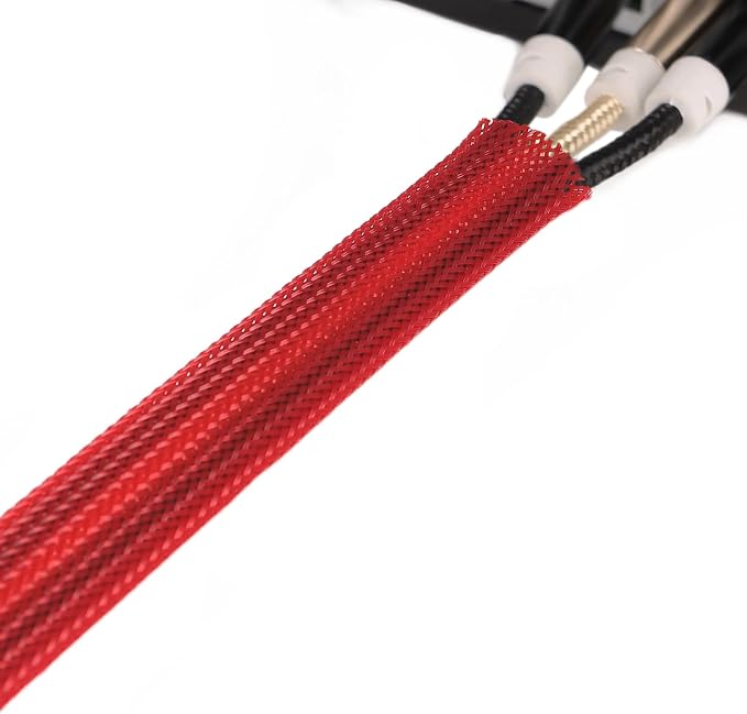25ft PET Expandable Braided Cable Sleeve 13/16inch Pet Braided Cable Sleeve - Image 8
