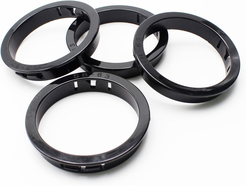 2-1/2"(63mm) Black Snap-in Knockout Insulating Bushing Grommets, Plastic Cable Hole Grommets for Wiring, Round Nylon Snap in Locking Electrical Wire Cord Hose & Tubing Bushings Grommets, 4pcs