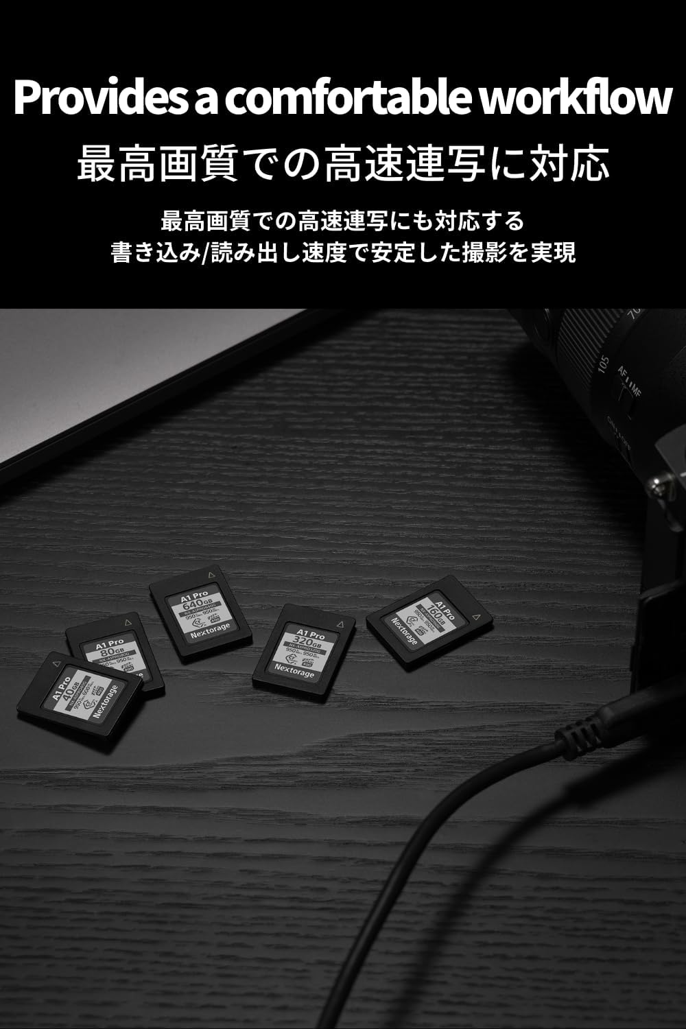 Nextorage Japan CFexpress Type A Card NX-A1PRO 40GB VPG 400 Urtla Fast Read 950MB/s Write 600MB/s