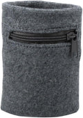 Suddora Zipper Wrist Pouch - Sweatband/Wristband Wallet for Keys, ID, Cards, Cash