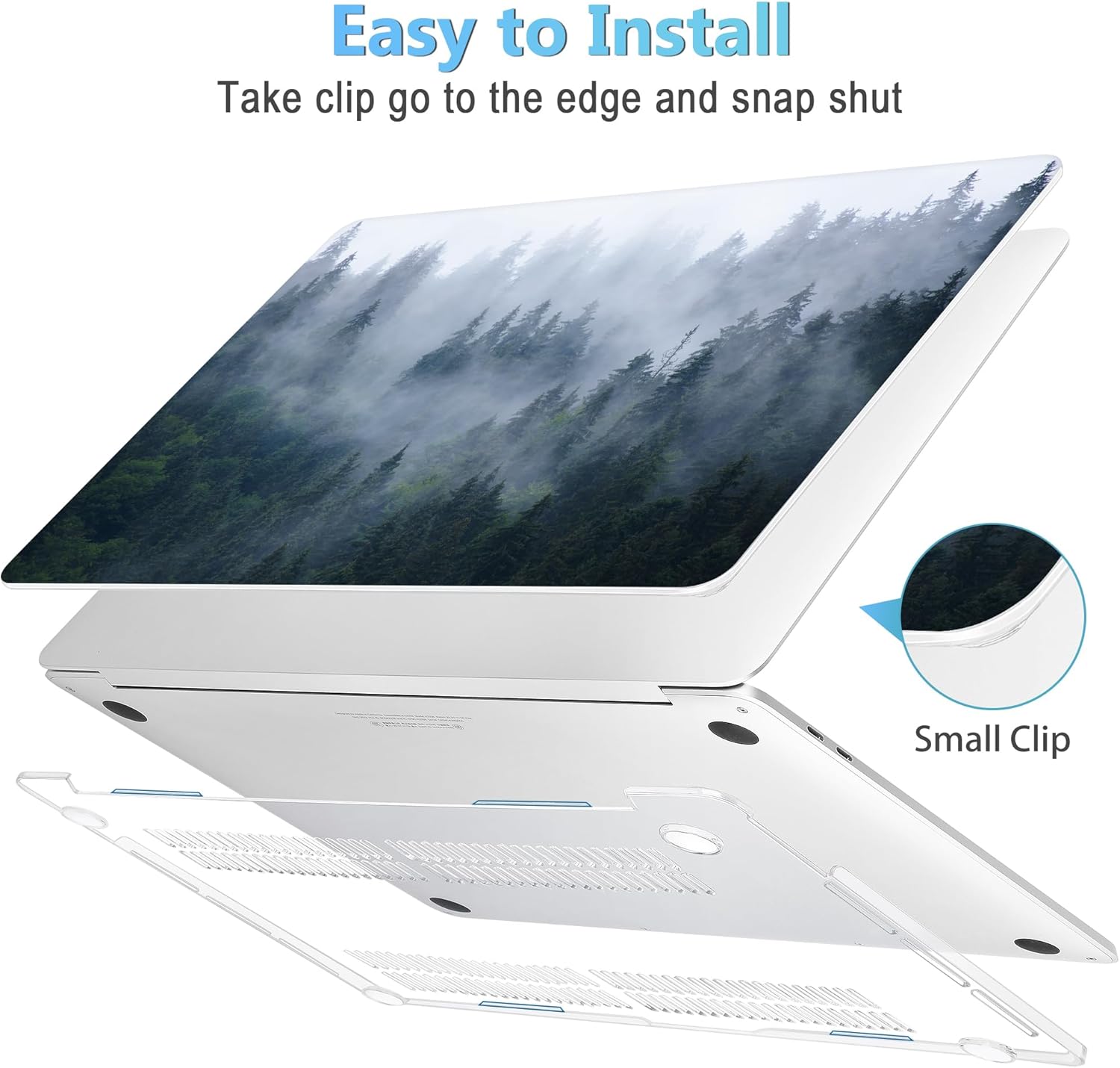 Mektron for MacBook Pro 16 inch Case A2141 Release 2019 2020, Soft-Touch Plastic Hard Case Cover 16-inch Pro Retina Display with Touch Bar fits Touch ID, Fir Forest