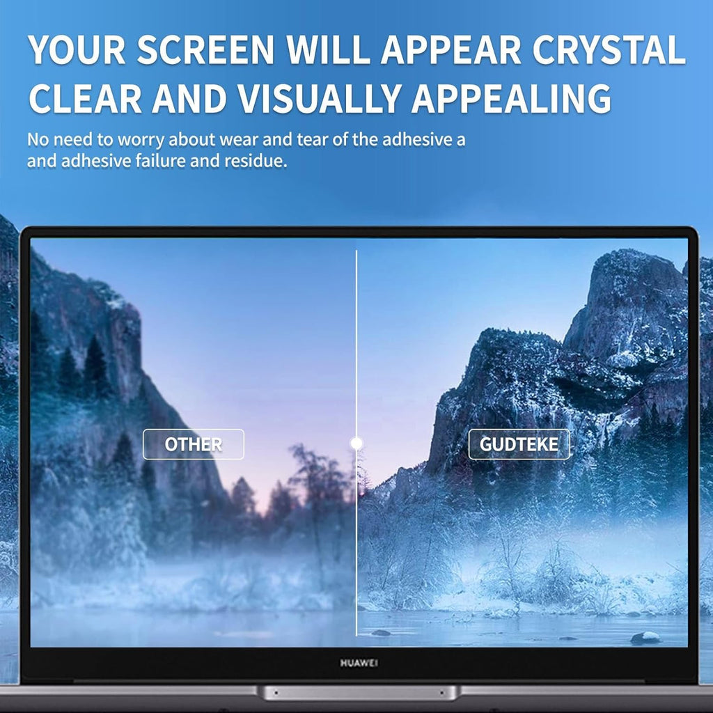 Laptop Privacy Screen 14 inch, 9H Hanging Privacy Screen for Laptop for 16:9, Acrylic HD Eye Protection Anti Glare Blue Light Laptop Screen Privacy Filter