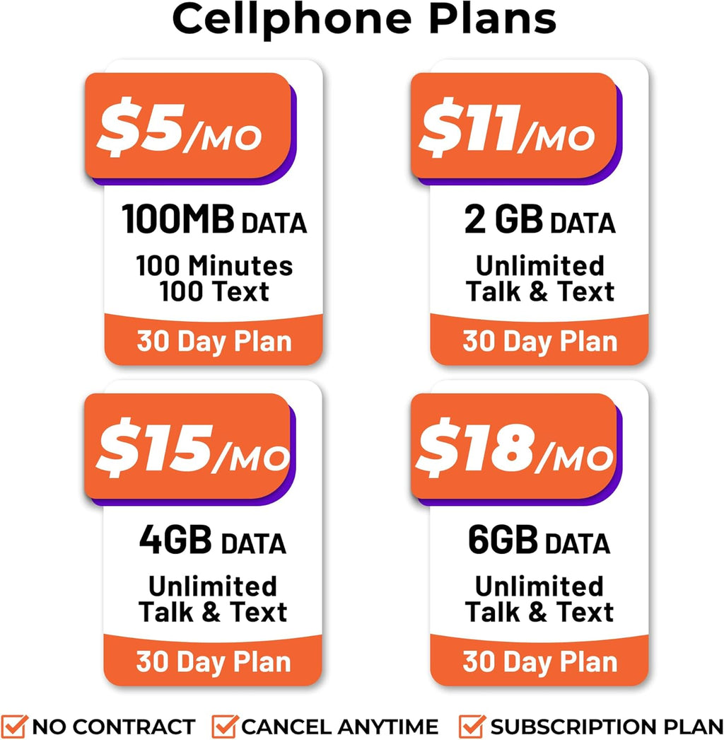 SpeedTalk Mobile Pre-Paid SIM Card Starter Kit – No Contract Wireless Plans from $5/mo Talk Text Data Unlimited Plans from $9/mo - Cellphone 5G 4G LTE iOS Android Smart Phones