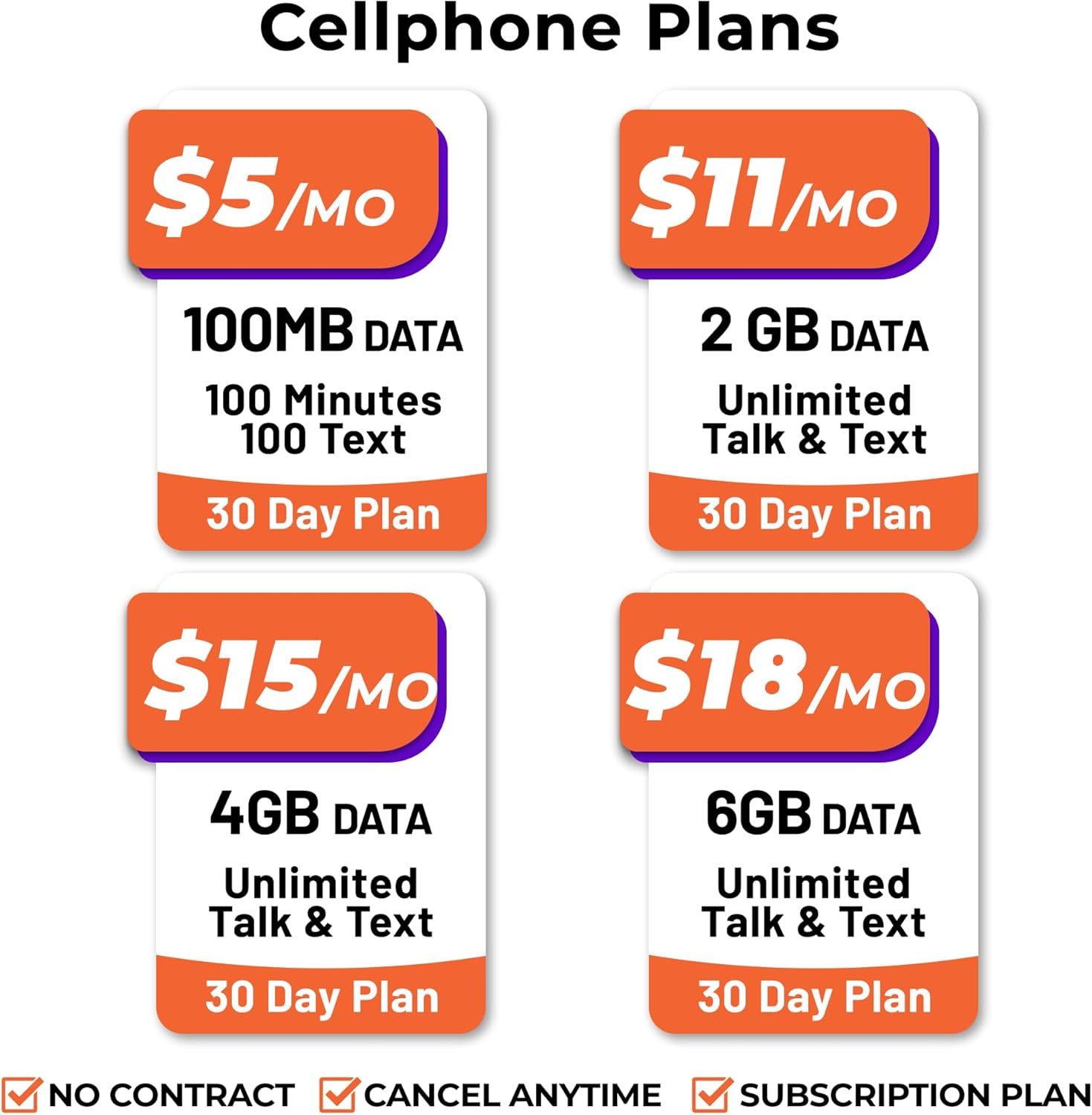 SpeedTalk Mobile Pre-Paid SIM Card Starter Kit – No Contract Wireless Plans from $5/mo Talk Text Data Unlimited Plans from $9/mo - Cellphone 5G 4G LTE iOS Android Smart Phones