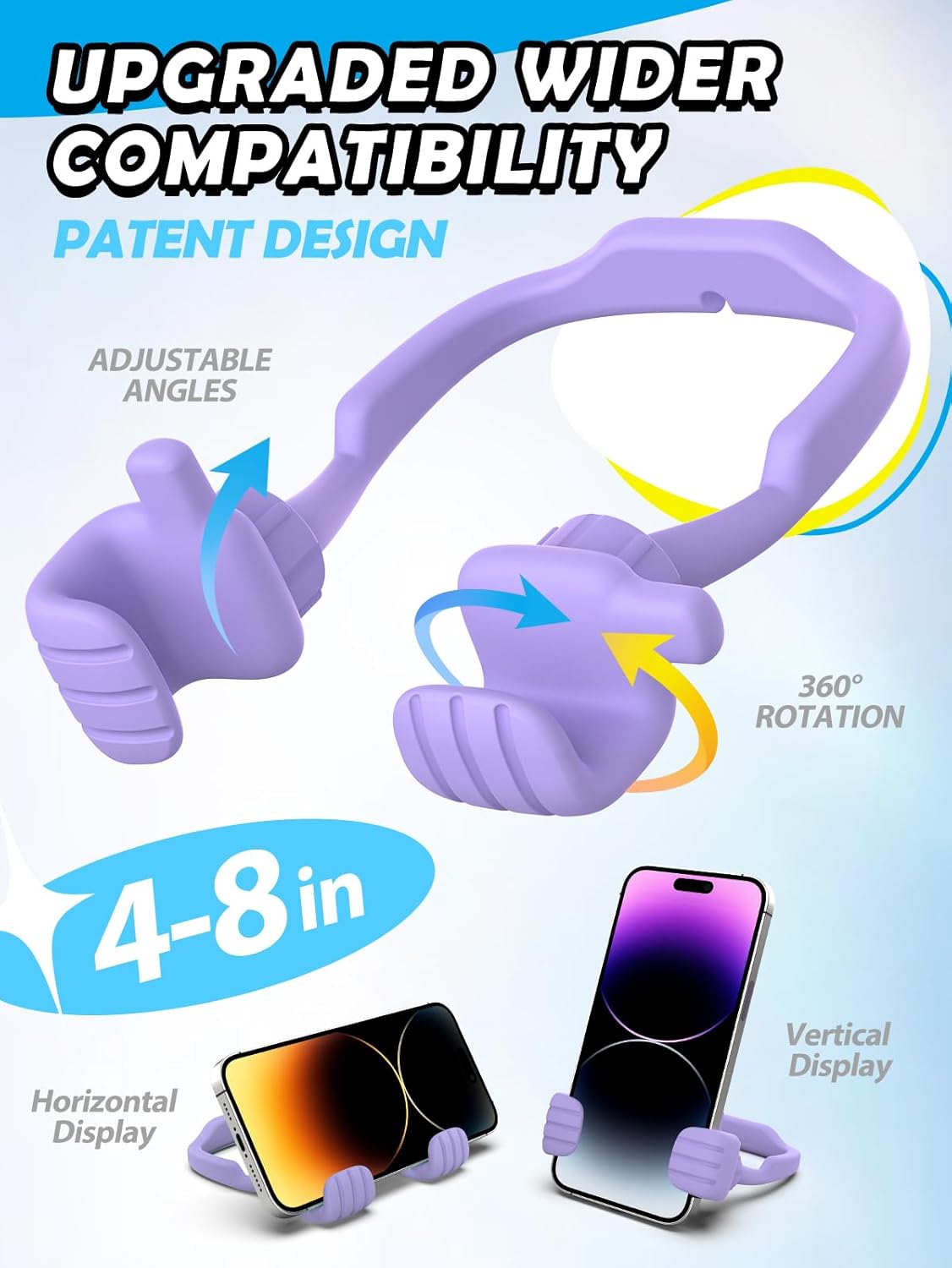 Graduation Gifts for Girls Boys Cell Phone Holder: Funny Gifts for Teens Kids Her Him Women Adults Tween Teenage 2025 College High School Kindergarten Thumbs Up Phone Stand Birthday Trendy Stuff
