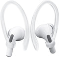 2 Pairs AirPods Ear Hooks for AirPods Pro 2, AirPods Pro, AirPods 4, 3, 2 & 1, Upgraded Anti Slip Sports Clip Hooks for AirPods 1, 2, 3, 4,Pro, Pro 2 – Transparent