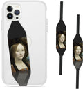 Customizable Universal Phone Grip Strap | Reversible Phone Hand Strap for Phone Cases as Phone Loop Holder| Secure handling by Comfortable Phone Strap - Mona Lisa The First Femen