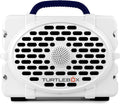 Turtlebox Original Gen 3: Portable Outdoor Bluetooth Speaker – Ultra-Loud (120dB), Waterproof (IP67), Rugged, Impact-Resistant, 3-Day Battery | Party Mode: Unlimited Pairing Stereo, White/Navy