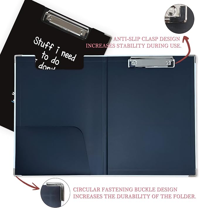 Funny Cat Work Clipboard Folio - Image 4