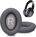 Replacement Ear Pads for Bose SoundTrue Headphones Around-Ear Style, Memory Foam Also Fits QuietComfort 35/ QC35 II Around-Ear Headphones(Dark Grey)