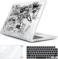 for 2025 2024 2023 2022 MacBook Air 13 inch Case M4 A3240 M3 A3113 M2 A2681 with Touch ID& 13.6" Liquid Retina Display, Plastic Hard Shell&Keyboard Cover&Screen Film&Webcam Cover, Elephant