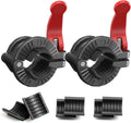 MAXRICH Barbell Clamp 1 inch Multiple Sizes & Adjustable Weight Clips for Quick Release Barbell Collars