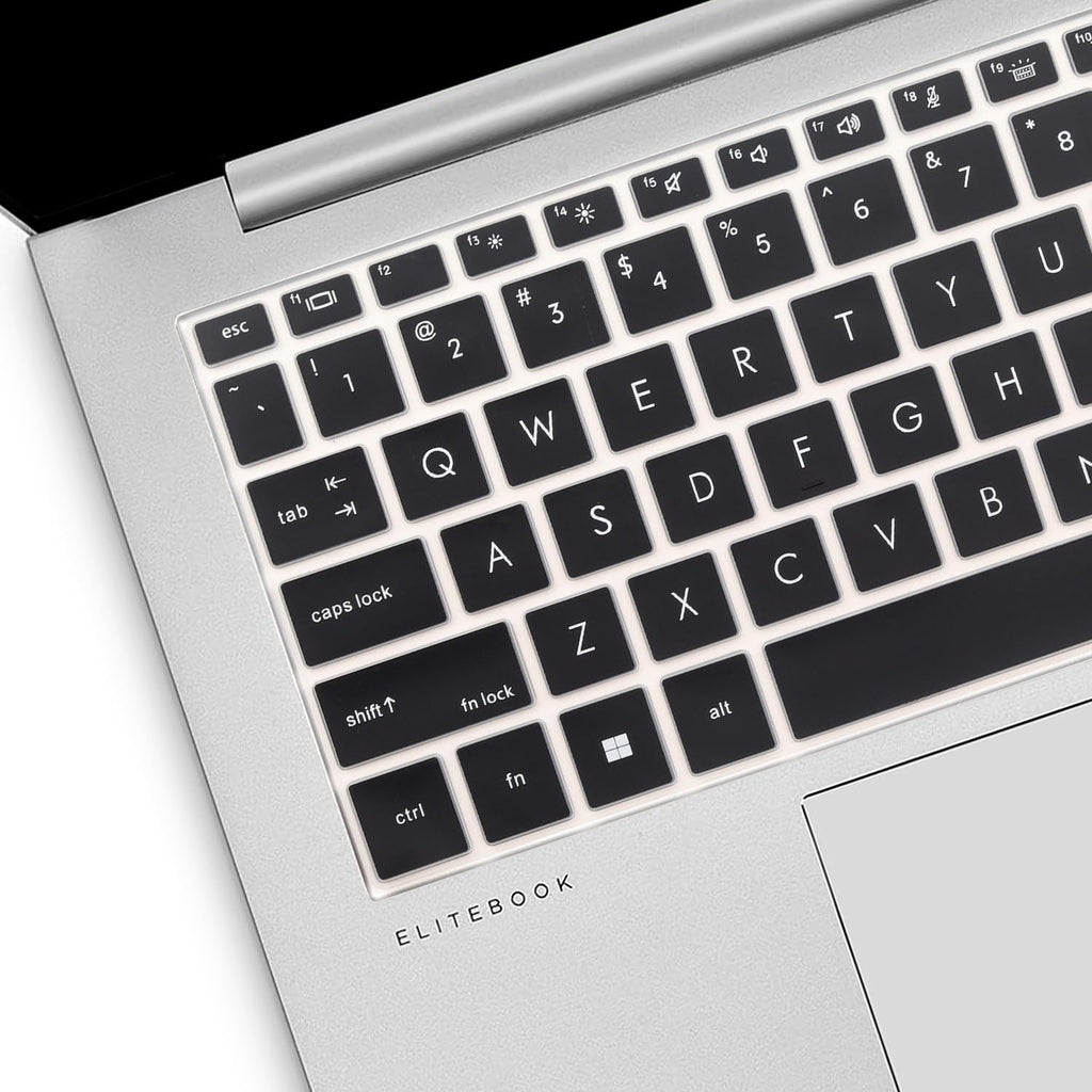 Keyboard Cover for HP EliteBook 830 835 840 845 1040 G9 G10 2024 2023 2022 13.3 14 inch Laptop Accessories Keyboard Protective Skin (Not fit The 830/840/845/1040 G11 G8 G7 G6 G5 G4 G3)-Black