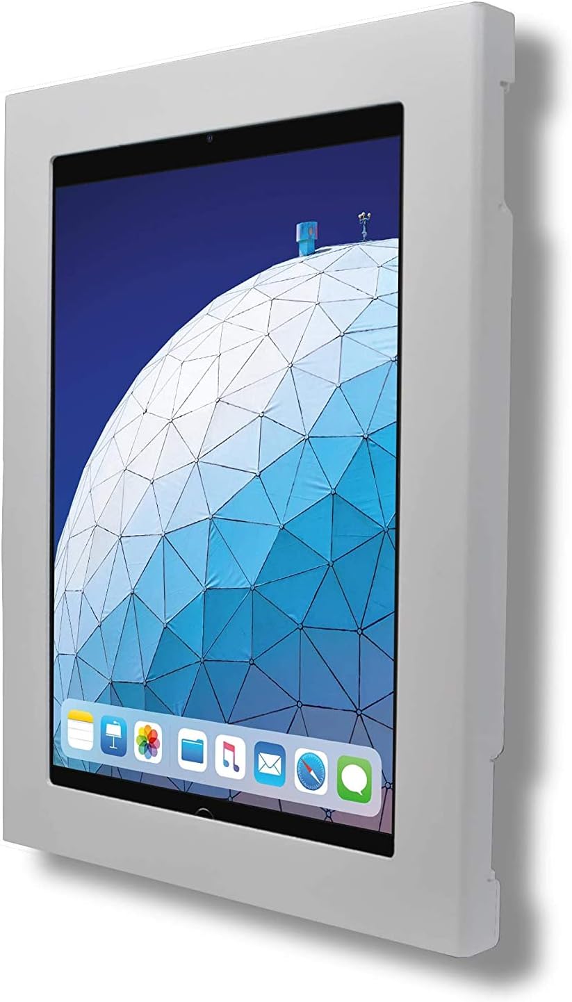 TABcare Locking Security Metal Case for Apple iPad 2 3 4 Tablet for Kiosk, POS, Store, Show Display (White, iPad 2/3/4 9.7")