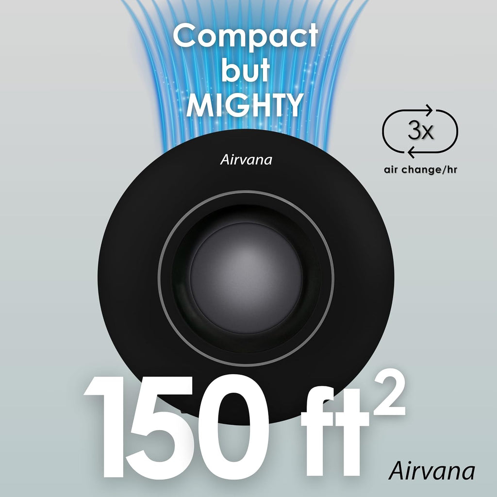 Capri Series Tabletop Air Purifier, Black