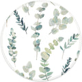 ITNRSIIET Round Mouse Pad with Stitched Edge Premium-Textured Waterproof Non-Slip Rubber Base Desktop Protection Mat Diameter 8.7 inches, Eucalyptus Branches