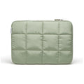 U Brands Nylon Puffer Zipping Medium Laptop Sleeve, 9.75" x 13", Computer Accessories, Laptop Bag for MacBook Pro, MacBook Air, Chromebook, HP Computer, Matcha Green