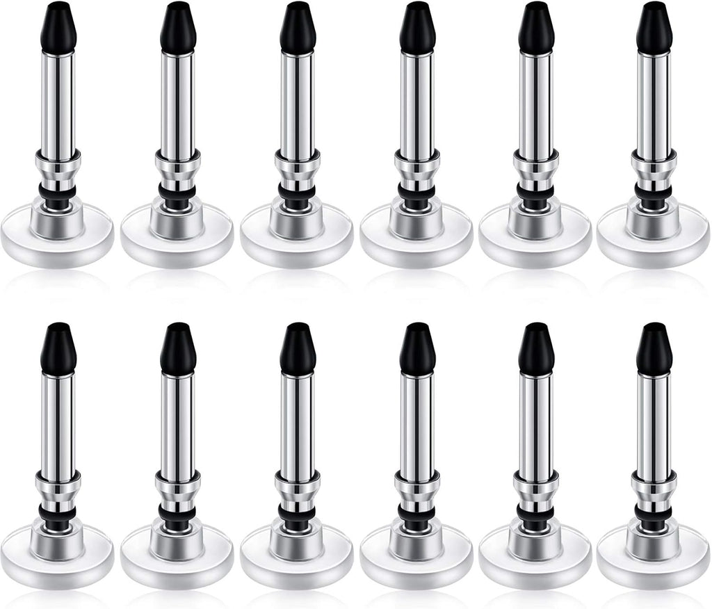 Zonon 12 Pcs Replacement Stylus Pen Tips Only Precision Round Shape Replaceable Stylus Universal Pen Disc Tips for Touch Screen Devices Daily Using Supplies