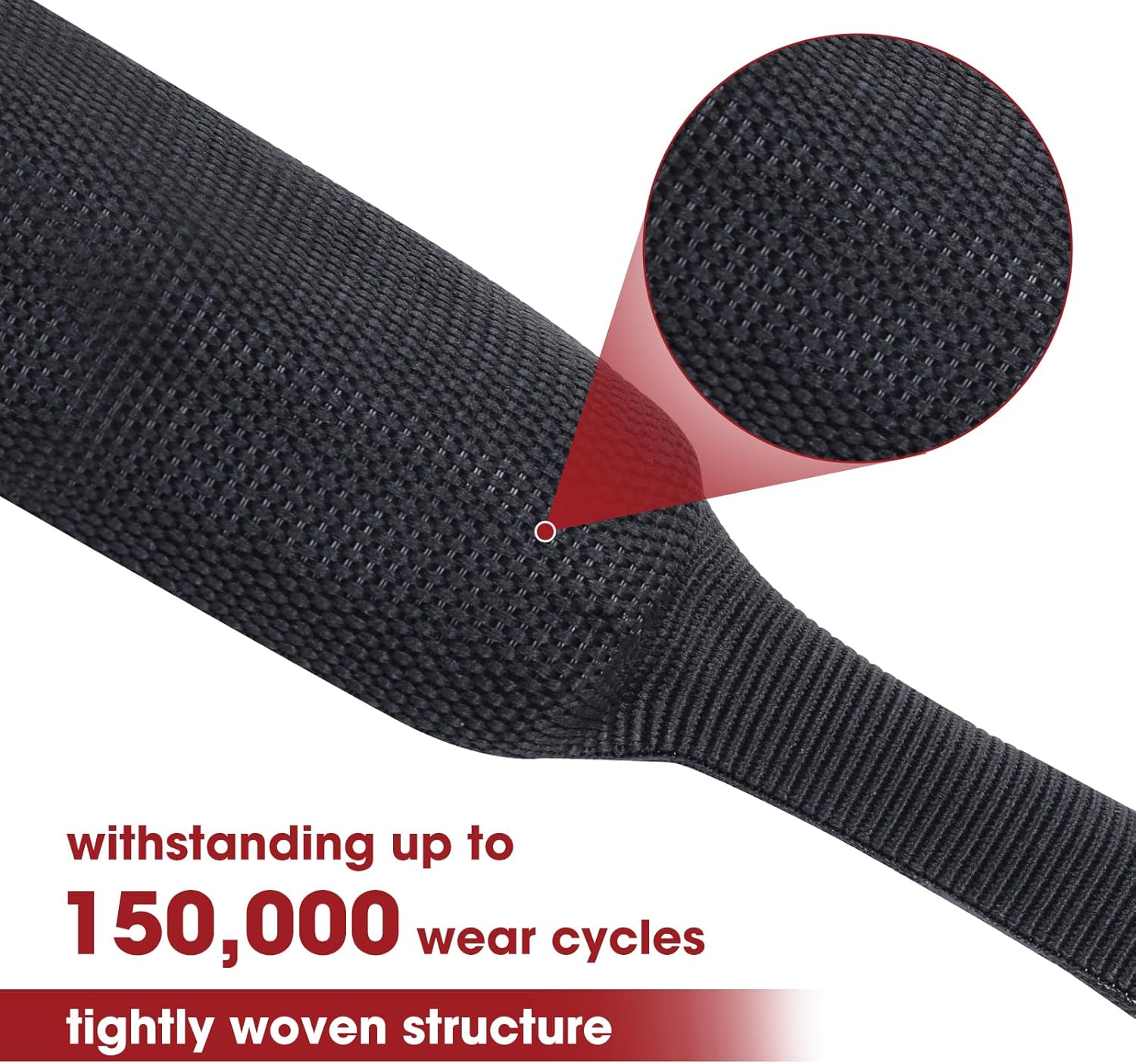 Heat Shrink Wire Loom 2:1 Shrinkable Braided Cable Sleeve 1-1/8 Inch ID-46ft Abrasion Protection Flexibility Fabric Wiring Harness Cover Sheath
