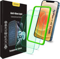 Screen Protector for iPhone 12 Mini (5.4"),Eye Protection, HD Anti Blue Light Blocking Tempered Glass Film, Case Friendly, No Bubble,with Easy Installation Kit, 2 Pack