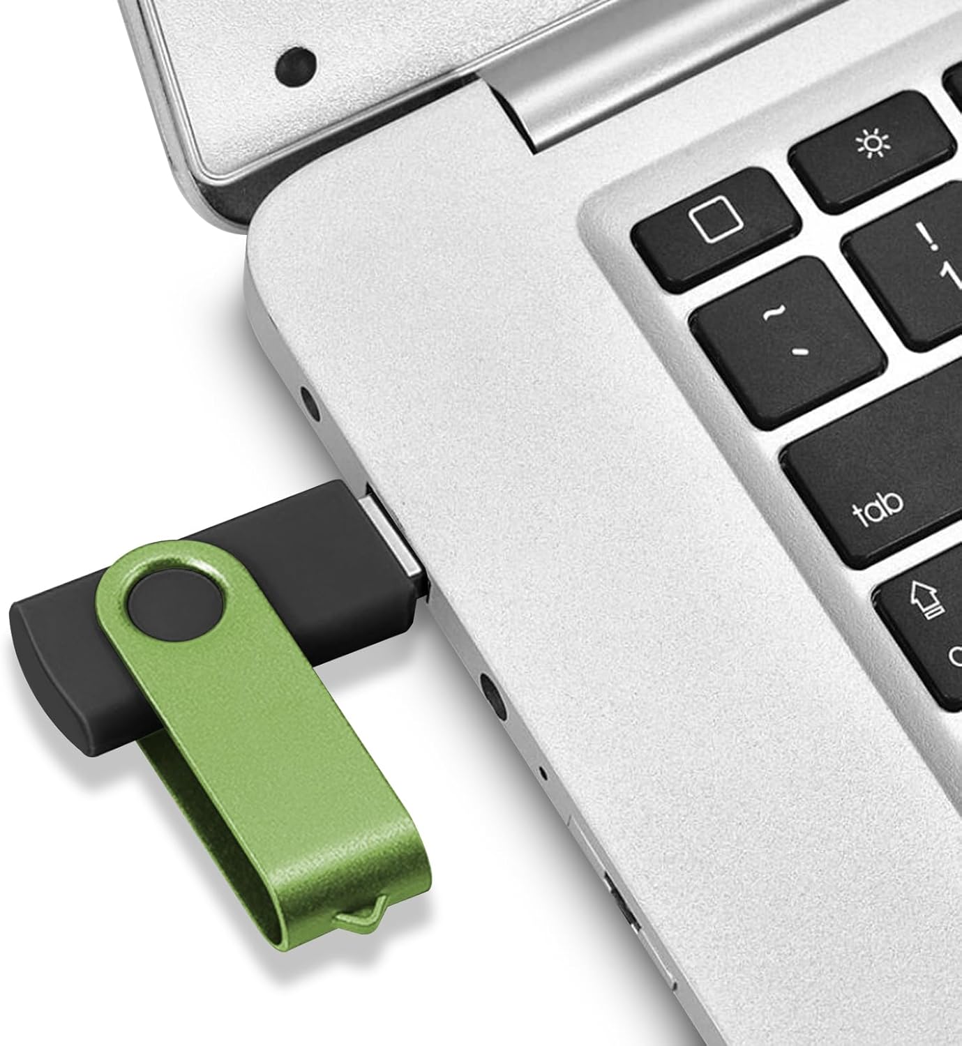 EASTBULL Flash Drive Bulk 4GB USB 10 Pack with Lanyards USB 2.0 Thumb Drive Bulk Memory Stick Swivel Pen Drive for Storage and Backup(4GB 10Pack, Mixed Color)