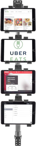 iBOLT TabDock Point of Purchase Wall Mount - with 4 Tablet Holders Perfect for Multiple delivery Applications (DoorDash, Uber eats, Postmates, etc.) Fits 7 to 10 inch Tablets