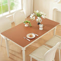 OstepDecor Brown Table Cover Protector 36 x 60 Inch, 1.5mm Thick Plastic Table by OstepDecor