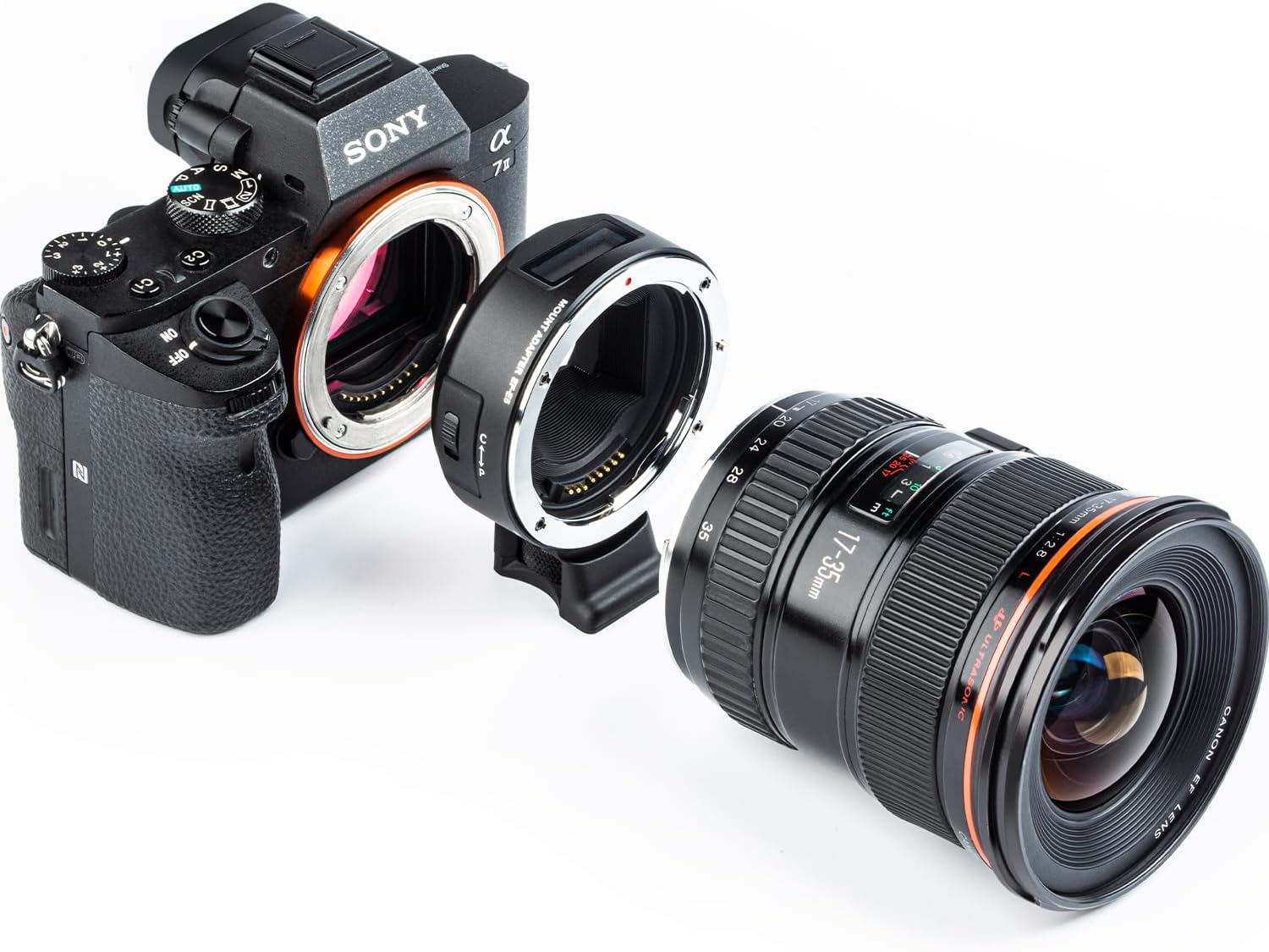 VILTROX EF-E5 Lens Mount Adapter EF/EF-S to E-Mount Auto Focus Lens Converter Ring Compatible with Canon EF/EF-S Lens to Sony E Mount A9 A9II A9III A7V A7IV A7III A7II A7 a6700 a6600 a6400