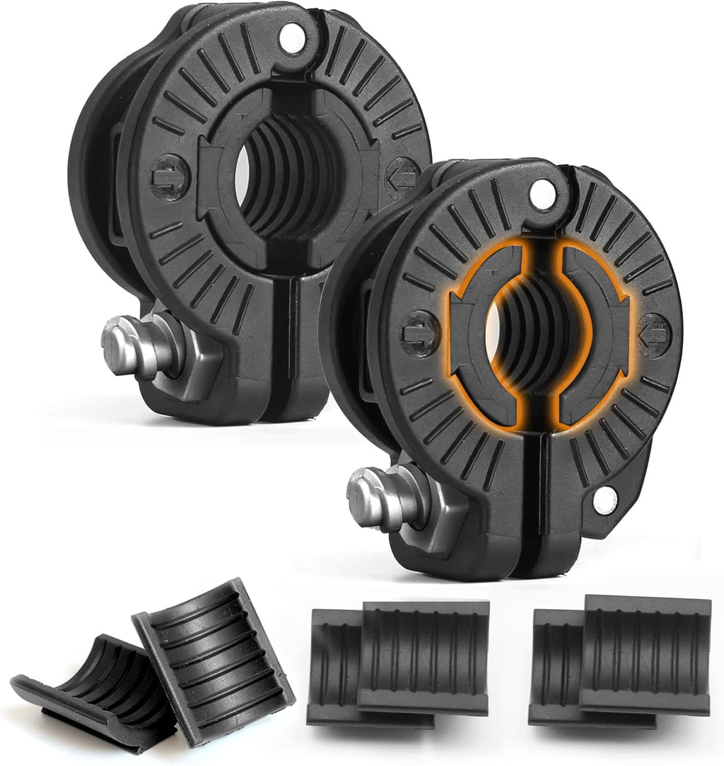 MAXRICH Barbell Clamp 1 inch Multiple Sizes & Adjustable Weight Clips for Quick Release Barbell Collars