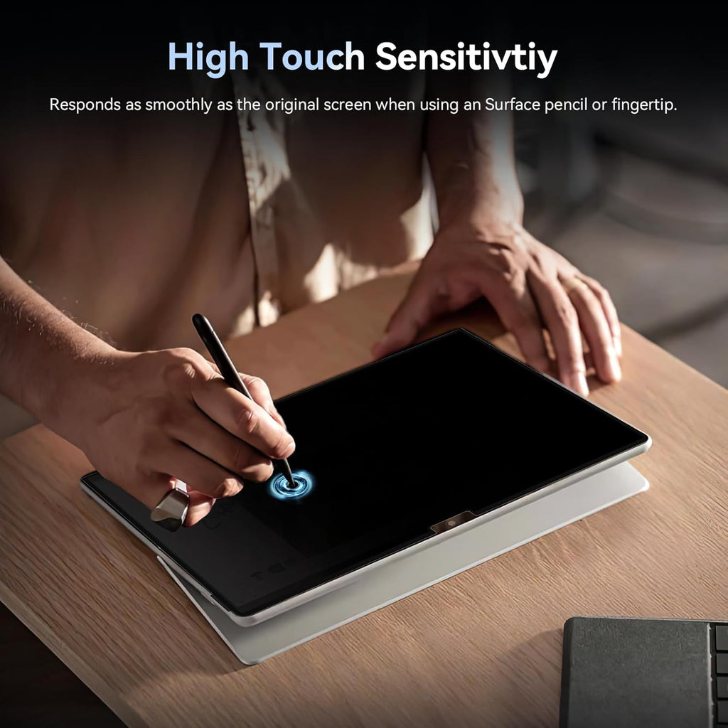 Privacy Filter Compatible with Microsoft Surface Pro 7 Plus/Pro 7/Pro 6/Pro 5/Pro 4/Pro 3, Easy On/Off 12.3 Inch Removable Anti Spy Glare Blue Light Privacy Screen