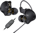 IN Ear Monitor Gaming Earbuds with MIC,CCZ DC02 IEM for Gaming Headphones,Dual Magnetic Circuit DD HIFI Earphones,Professional Earphone,Stereo Sound Earbuds,CCZ IEM Earphones with MIC(Black,With MIC)