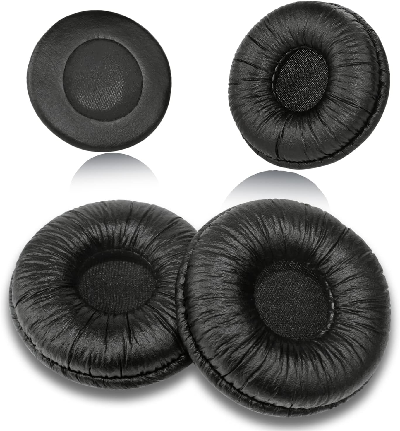 Ear Cushions for Plantronics Headset Replacement Ear Pads Compatible with Plantronics HW251N HW261N HW510 HW520 Blackwire C320 3210 3220 3320 Jabra Biz 1500 GN2000 PRO 920 9450 Headphones (4 Pack)