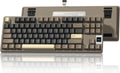 QK87 75% Keyboard with Multimedia Screen, QMK/VIA Wireless Gaming Keyboard, Creamy Mechanical Key Board,3-Mode RGB Custom Gasket Hot Swappable for Windows&Mac, POM Linear Switch (Green Brown)