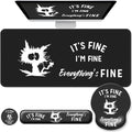 Desk Mat Set + Keyboard and Mouse Pad by VINEBURY