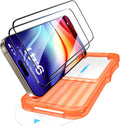 Uyiton UnBreak-Glass for iPhone 15 Pro Max Screen Protector, [Ultrasonic Fingerprint Support][Auto-Alignment Frame] Scratch-Resistant Bubble-Free 15 Pro Max Screen Protector(6.7''), 2 Pack