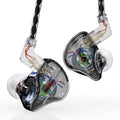 YINYOO KBEAR Storm Professional in Ear Headphones Monitor Earphones for Singers Drummers Musicians Bassists, Custom Wired Earbuds IEM, Hi Res Detachable OFC Silver-Plated Cable Auriculares
