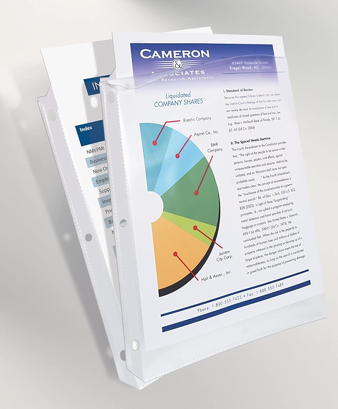 Avery Diamond Clear Heavyweight Sheet Protectors, Easy Load, 25 Document - Image 6