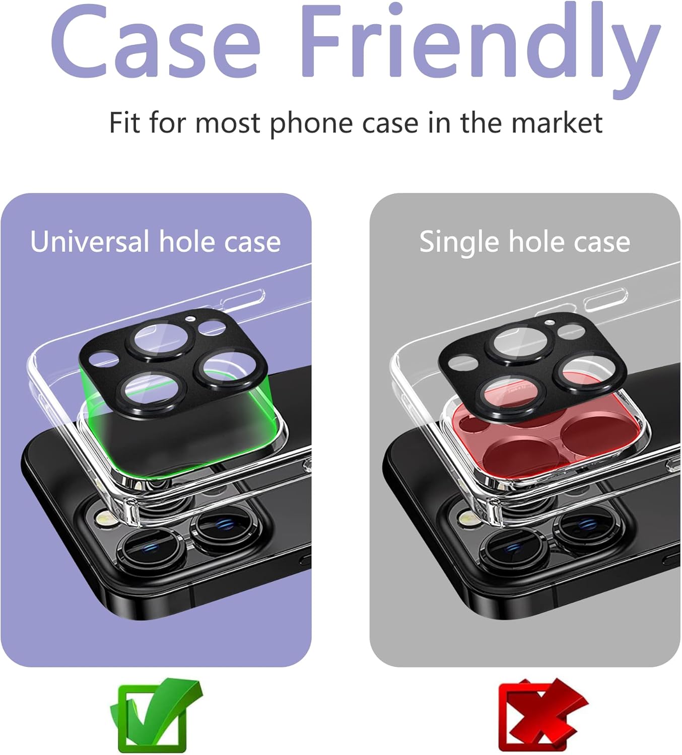 2 Pack Camera Lens Protector for iPhone 16 Pro/iPhone 16 Pro Max,[Not Easy to Breakn ] AR Tempered Glass Strong Adsorption Metal Camera Cover Screen-Titanium Grey