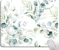 Hokafenle Mouse Pad, Green Leaves Mouse Pad with Design, Premium-Textured Mousepad Square Waterproof Mouse Mat Non-Slip Rubber Base Mouse Pads for Office Laptop, Plant