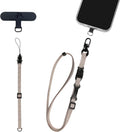 Cell Phone Strap Adjustable Wrist Strap Crossbody Cellphone Holder Extra Long Phone Lanyard Wrist Lanyard (Khaki)
