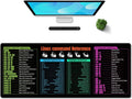 Galdas Gaming Mouse Pad XXL XL Large Long Extended Big Mousepad Non-Slip Rubber Keyboard Mouse Pad with Stitched Edges for Laptop Home Office (31.5x11.8x0.08 Inch) -Notes