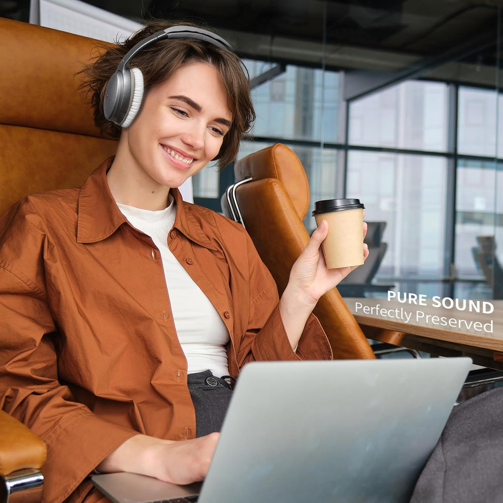 Ear Pads for Bose QC35: Durable Comfortable Noise Cancellation Replacement Cushion Earpads for Bose Quitecomfort 35 QC35 QC35 ii Headphones with Good Audio Quality