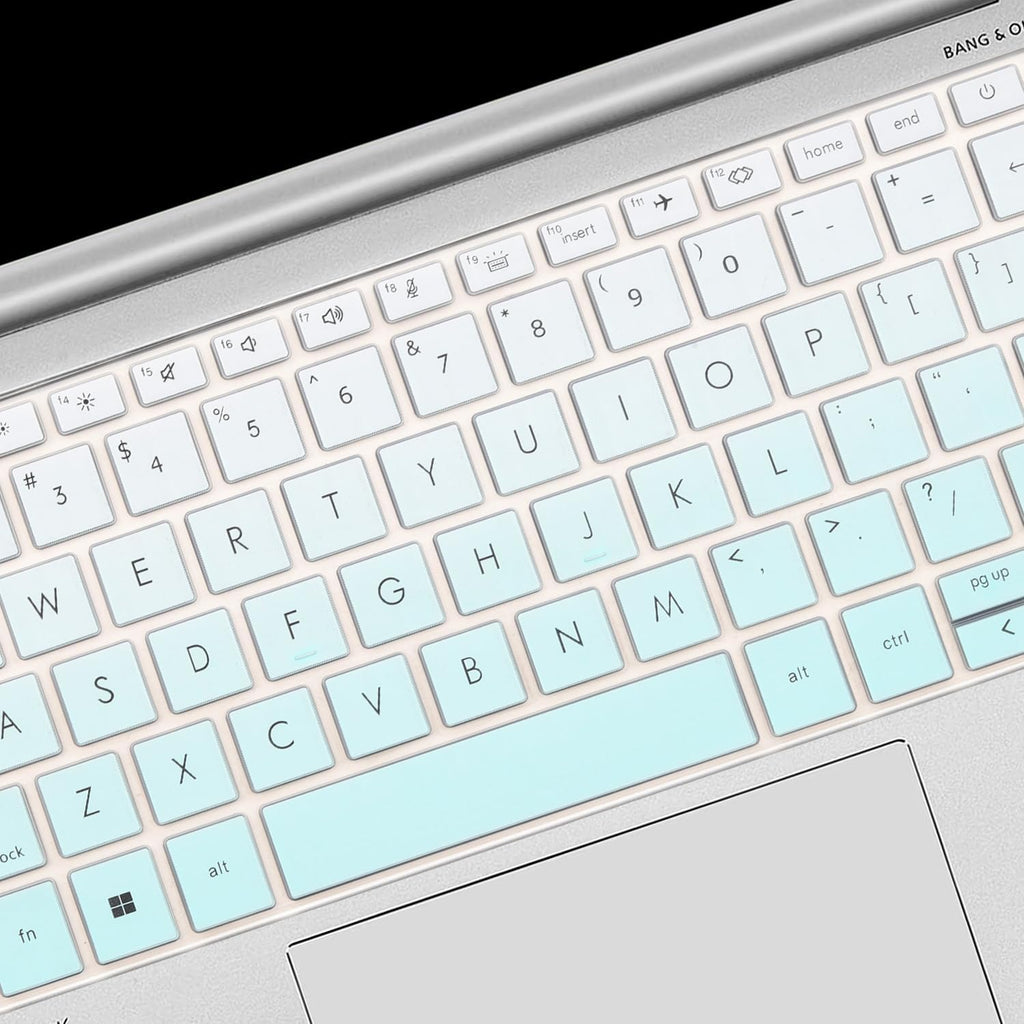 Keyboard Cover for HP EliteBook 830 835 840 845 1040 G9 G10 2023 2022 13.3 14 inch Laptop Accessories Keyboard Protective Skin (Not fit 840 845 1040 G8 G7 G6 G5 G4 G3)-OmbreMint
