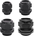 Cable Glands-PENGLIN 10PCS NPT Nylon Cable Connector 1-1/4", 1-1/2'', 1'',2'', Strain Relief Cord Connector With Gaskets, IP68 Waterproof Adjustable Locknut