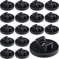 Yookeer Magnetic Zip Tie Mount Base Black Magnetic Cable Clips Wire Holder Multipurpose Cable Ties Management Base Electrical Supplies for Wire