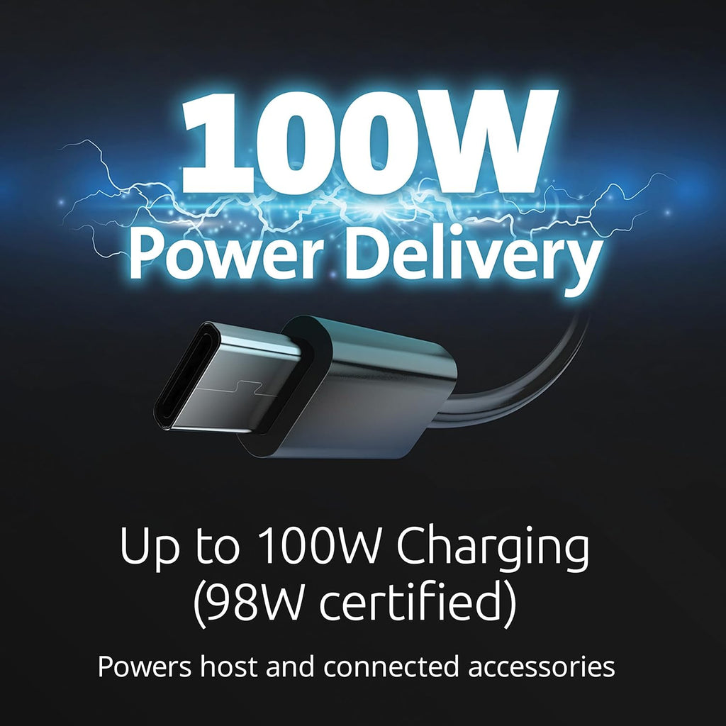 Kensington SD5800T Thunderbolt 4 and USB4 Quad 4K Display Docking Station, 100W Charging, 2 x HDMI, 2 x DP, 2.5G Ethernet, Card Readers, for Windows/MacOS (K32856NA)