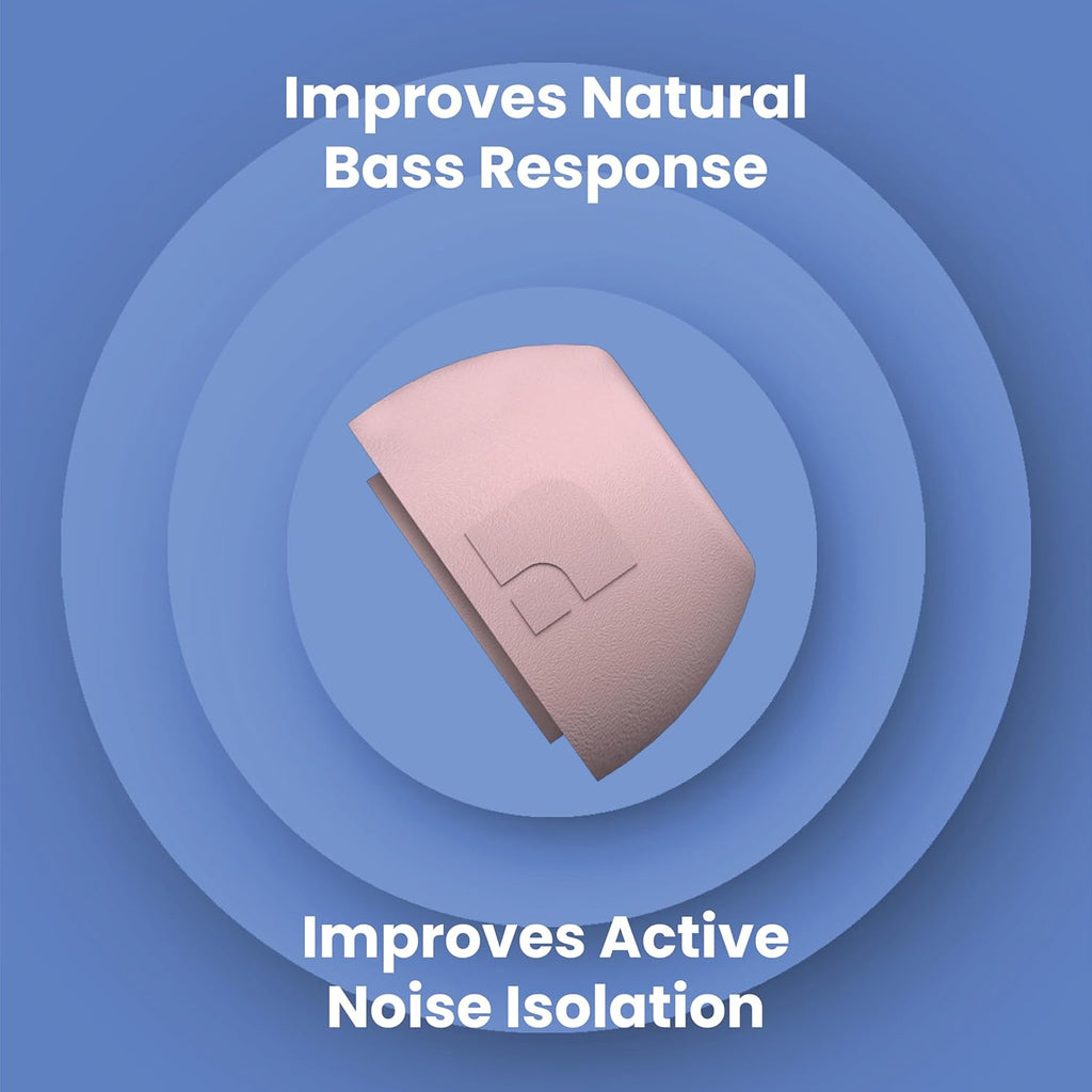 Foam Masters Ultra-Premium Memory Foam Ear Tips for AirPods Pro 1st & 2nd Gen | 3 Pairs | Black Magic Ver 6.0 | Secure | Comfort | Better Noise Cancel | Replacement Buds – Crystal Pink, Medium