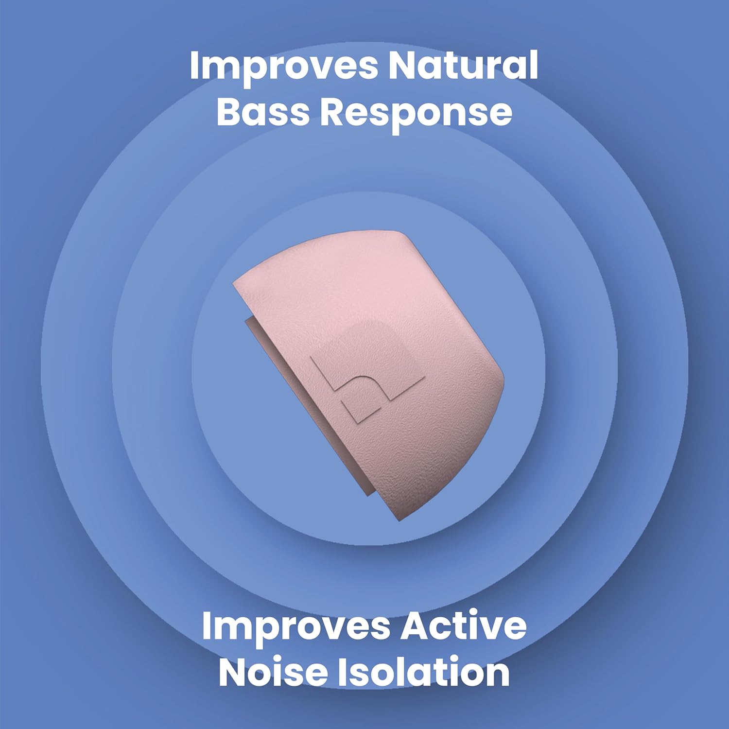 Foam Masters Ultra-Premium Memory Foam Ear Tips for AirPods Pro 1st & 2nd Gen | 3 Pairs | Black Magic Ver 6.0 | Secure | Comfort | Better Noise Cancel | Replacement Buds – Crystal Pink, Medium