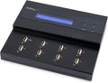 StarTech.com Standalone 1 to 7 USB Flash Drive Duplicator/Cloner / Eraser, Multiple USB Thumb Drive Copier / Sanitizer, System File / Sector-by-Sector Copy, 1.5 GB/min, 3-Pass Erase, LCD, TAA